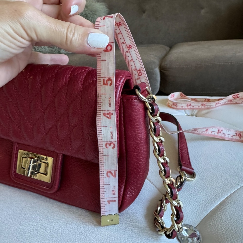 Karl Lagerfeld Red Crossbody Bag - Picture 15 of 16